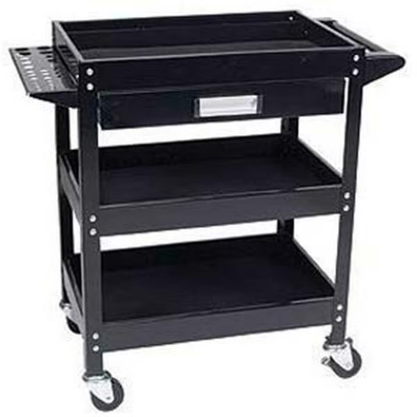 Service Cart with Tool Holder- Bins and Drawer, Performance Tool, Mfr#: PMW54006